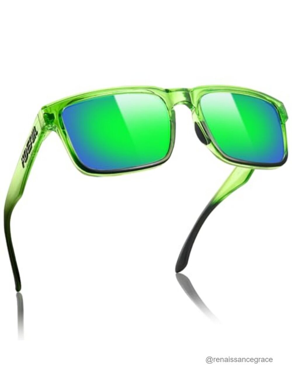 Men's Oversized Polarized UV400 Sunglasses TR90 Frame Anti-Glare UV Protection